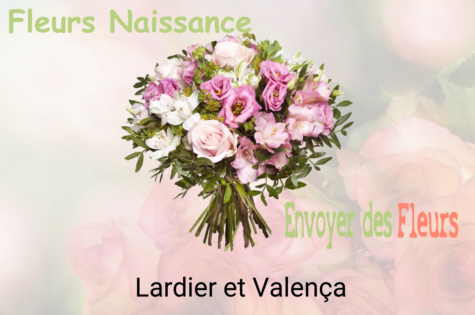 Bouquet de fleurs de naissance livré à Lardier-et-Valença