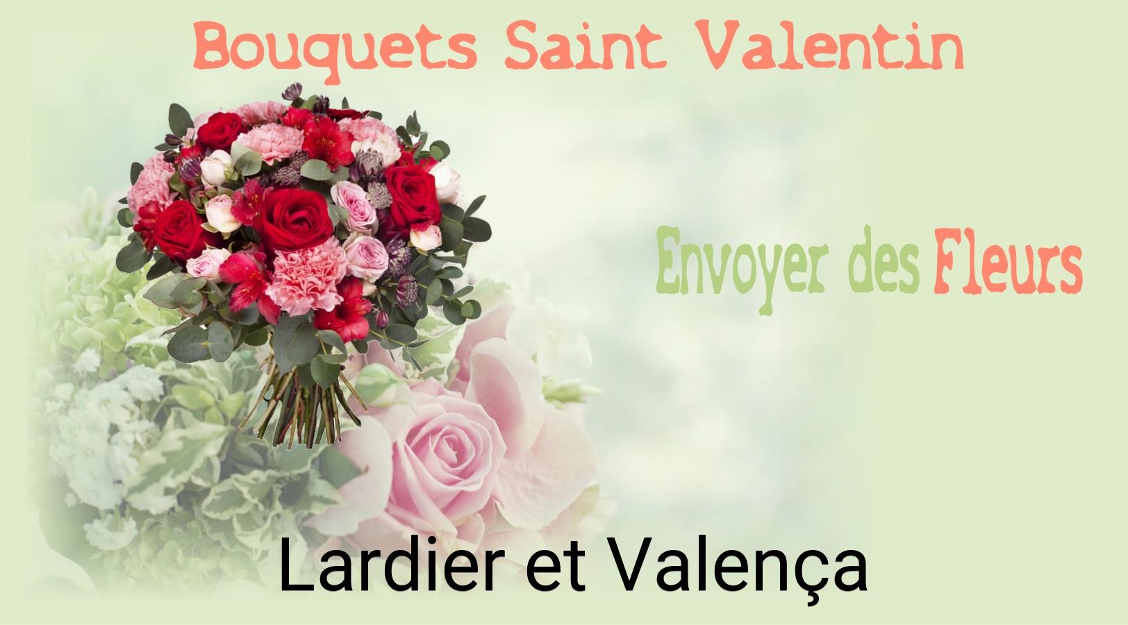 Roses de Saint-Valentin livrées à Lardier-et-Valença